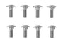 Screw Ø6 × 12 mm compatible with Vitavia — pack of 4 — black oxide steel - Get Pro Parts
